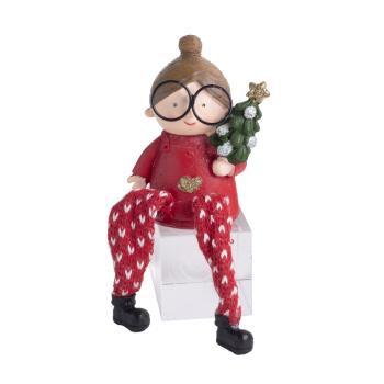 POLYRESINOVÉ ZÁVESNÉ ZIMNÉ NOHAVICE, ČERVENÉ, SO ZÁVESNÝMI NOŽIČKAMI