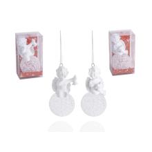 POLYRESINOVÝ ANJEL V PVC KRABICI, BIELY