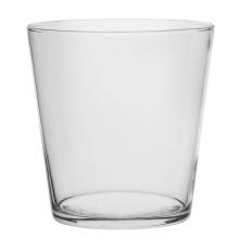 SKLENENÁ VÁZA V TVARE "V" ČÍRA