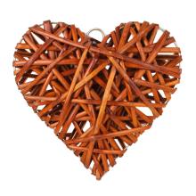 DEKOR VŔBOVÉ SRDCE, MEDOVÁ FARBA