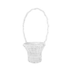 PRÚTENÝ KÔŠ S PLASTOVOU PODŠÍVKOU, BIELY