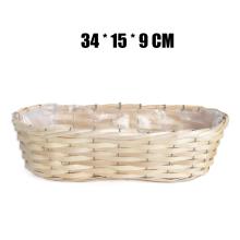 KVETINÁČ Z VŔBOVÉHO PRÚTIA, OVÁLNY, LEMOVANÝ, PRÍRODNÝ