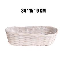 PRÚTENÝ KVETINÁČ, PRÚTENÝ, OVÁLNY, S OBLOŽENÍM, BIELY