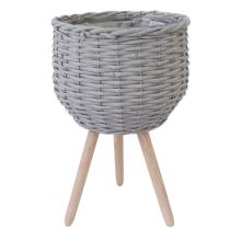 SADA KOŠOV S 3 STENAMI, LIEVIKOVÝ TVAR, SIVÁ