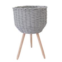 SADA KOŠOV S 3 STENAMI, LIEVIKOVÝ TVAR, SIVÁ