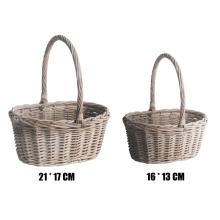 PRÚTENÝ KÔŠ, SADA 2 KS, S UŠAMI, SIVÝ
