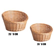 KOŠÍK Z PRÚTIA, SADA 2 KUSOV, MEDOVÁ FARBA