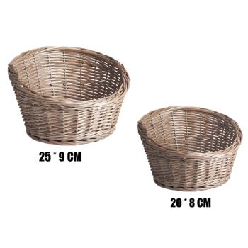 PRÚTENÝ KÔŠ, SADA 2 KS, SIVÝ