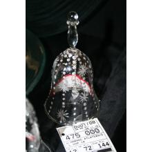 SKLENENÝ ZVON PRIEHĽADNÝ TRBLIETAVÝ