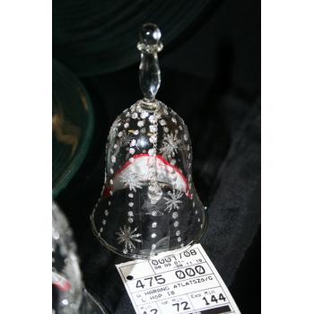 SKLENENÝ ZVON PRIEHĽADNÝ TRBLIETAVÝ