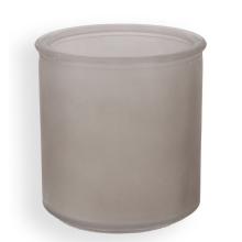 SKLENENÝ KASTRÓL OKRÚHLY PIESKOVANÝ HNEDÝ