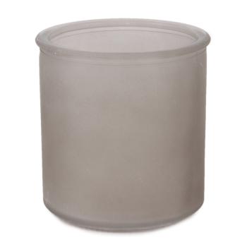 SKLENENÝ KASTRÓL OKRÚHLY PIESKOVANÝ HNEDÝ