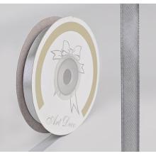 SATÉNOVÁ STUHA SIVÁ