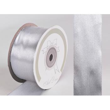 SATÉNOVÁ STUHA SIVÁ