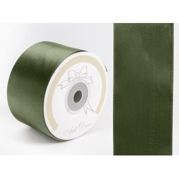 SATÉNOVÁ STUHA, OLIVOVO ZELENÁ