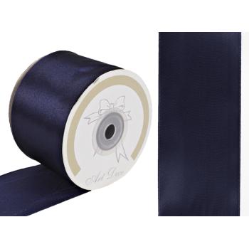 SATÉNOVÁ STUHA, TMAVOMODRÁ