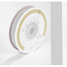 DEKORAČNÁ ORGANZOVÁ STUHA, BIELA