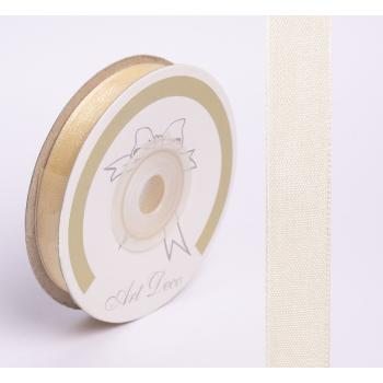 DEKORAČNÁ ORGANZOVÁ STUHA, KRÉMOVÁ