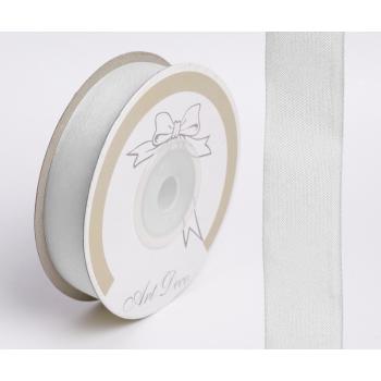 DEKORAČNÁ ORGANZOVÁ STUHA, BIELA