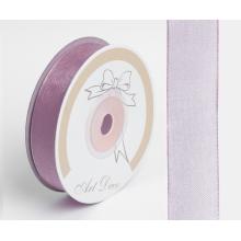 DEKORAČNÁ ORGANZOVÁ STUHA, FIALOVÁ