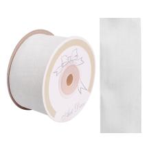 DEKORAČNÁ ORGANZOVÁ STUHA, BIELA