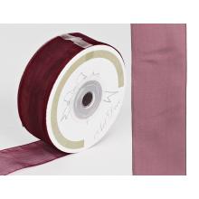 ORGANZOVÁ STUHA BORDOVÁ