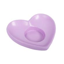 POLYRESINOVÝ SVIETNIK SRDCE FIALOVÁ