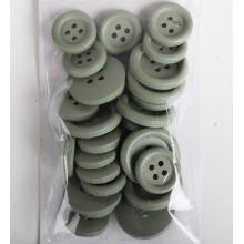 SADA DREVENÝCH DEKORAČNÝCH GOMBÍKOV, 30 KUSOV, ZELENÁ