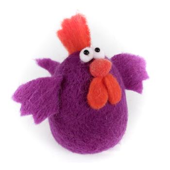 PLSTENÁ SLIEPKA BACUĽATÁ FIALOVÁ