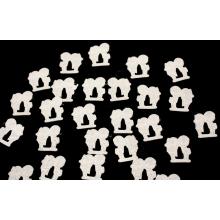 SVADOBNÝ DEKOR CHLAPEC-DIEVČA BOZK BIELY