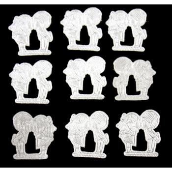 SVADOBNÁ VÝZDOBA CHLAPEC-DIEVČA BOZK SLONOVÁ KOSŤ