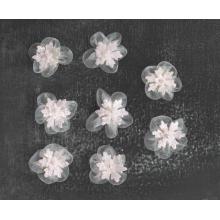 SVADOBNÁ DEKORÁCIA KRYŠTÁLOVÝ KVET 8 KUSOV