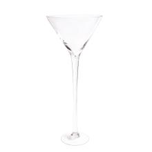 SKLENENÝ SVIETNIK KOKTAILOVÉ SKLO TRANSPARENTNÉ