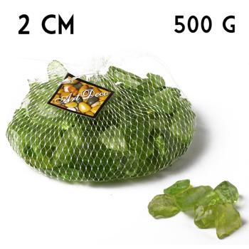 DEKOR SKLENENÉ KAMIENKY, ZELENÉ