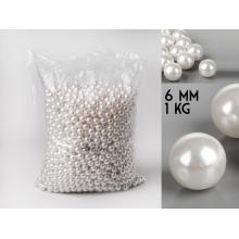 DEKORAČNÉ KORÁLKY, BIELE