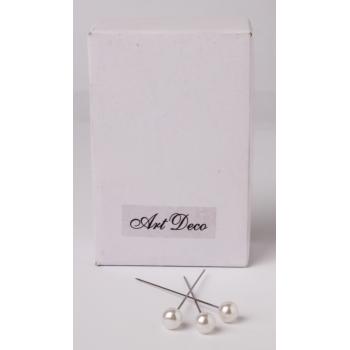 SADA DEKORATÍVNYCH OZDÔB, 80 KUSOV, BIELA