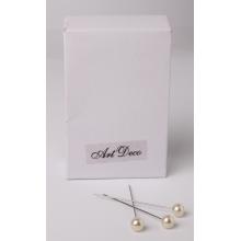 SADA DEKORAČNÝCH OZDÔB, 80 KUSOV, KRÉMOVÁ