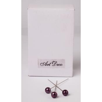 SADA DEKORATÍVNYCH OZDÔB, 80 KUSOV, FIALOVÁ