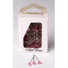 DEKORÁCIA DIAMANT 72 KUSOV RUŽOVÁ