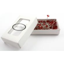 SADA 72 OZDOBNÝCH DIAMANTOVÝCH IHLÍC, FIALOVÁ