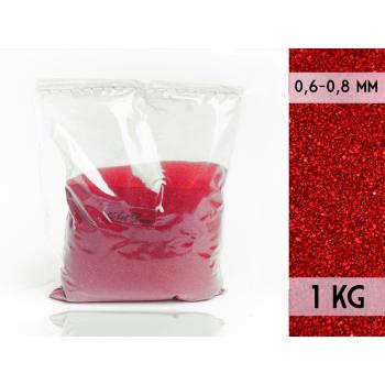 DEKORATÍVNY PIESOK, MIKRO VEĽKOSŤ ČERVENÁ