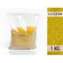 DEKOR PIESOK MIKROVLNNÁ RÚRA VEĽKOSŤ ŽLTÁ