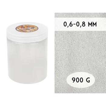 DEKORATÍVNY PIESOK, MIKRO VEĽKOSŤ, V NÁDOBE, BIELY