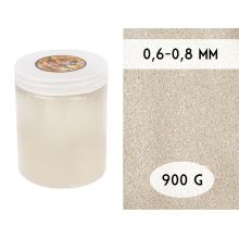 DEKORATÍVNY PIESOK, MIKRO VEĽKOSŤ, V NÁDOBE, SLONOVÁ KOSŤ