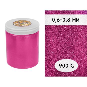 DEKORATÍVNY PIESOK, MIKRO VEĽKOSŤ, V NÁDOBE, RUŽOVÝ