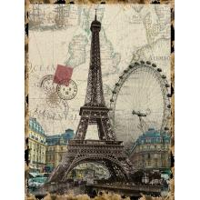 SKLENENÁ STENA, PARÍŽ - EIFFELOVA VEŽA