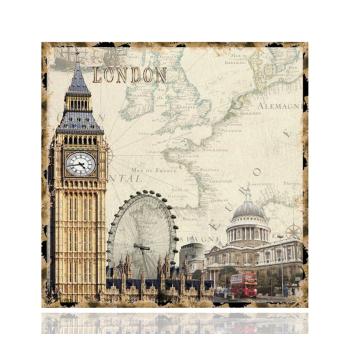 SKLENENÁ NÁSTENNÁ TABUĽA, LONDÝN