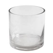 SKLENENÝ SVIETNIK VALEC ČÍRY