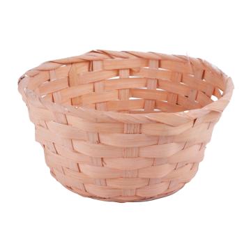 BAMBUSOVÁ MISKA Z PRÚTIA, OKRÚHLA, VYLOŽENÁ, BROSKYŇOVÁ