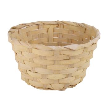 BAMBUSOVÁ MISKA Z PRÚTIA, OKRÚHLA, S OBLOŽENÍM, PRÍRODNÁ